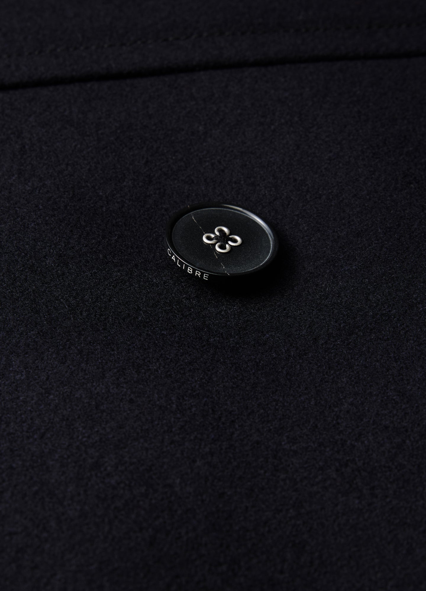 Melton Pea Coat Navy