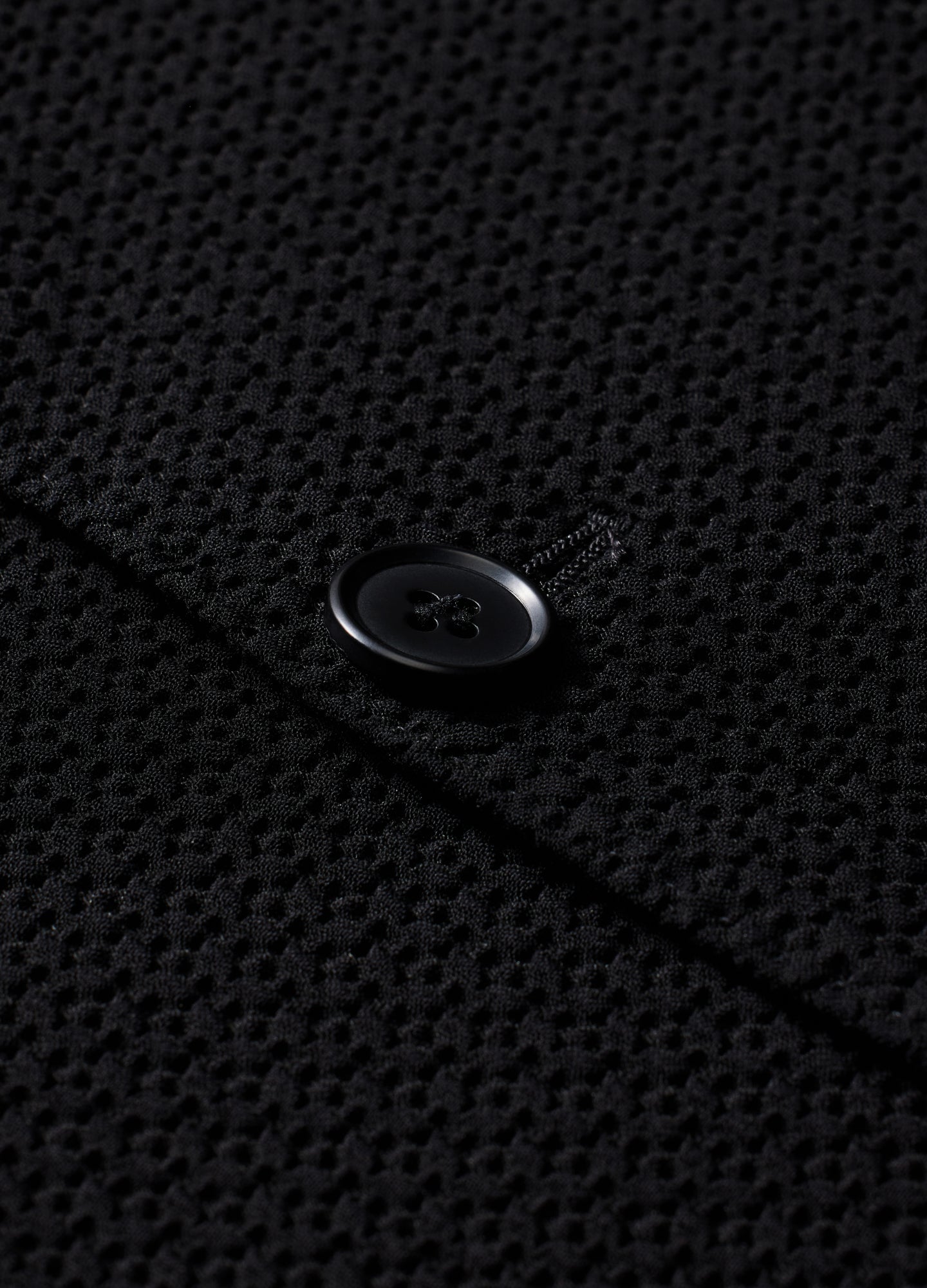 Textured Blazer Black