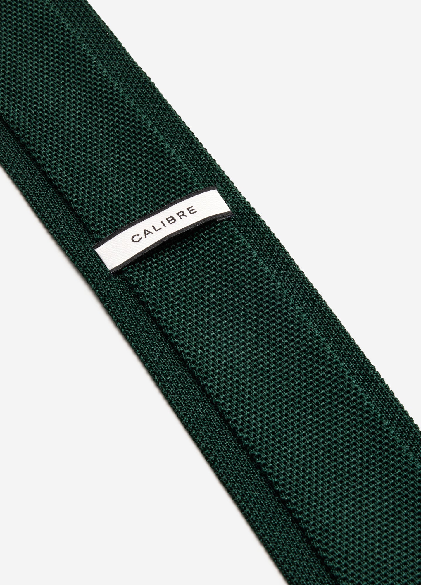 Silk Knitted Tie Green