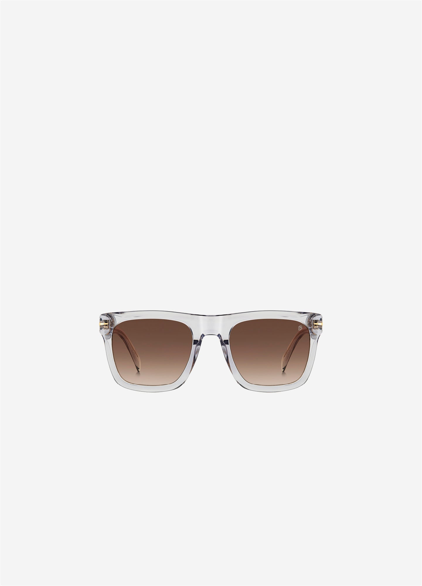 David Beckham Rectangle Frame Sunglasses Light Grey
