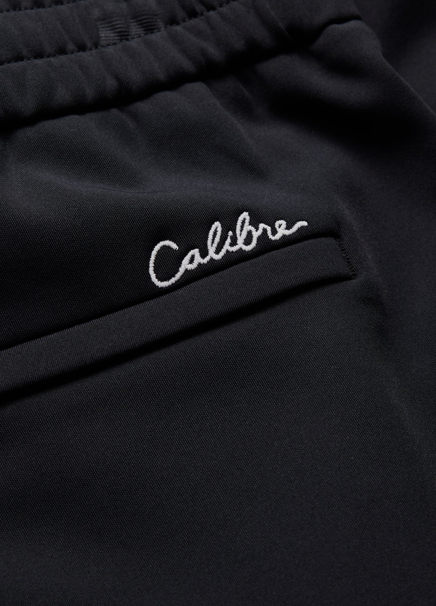 Contrast Jersey Track Pants Black