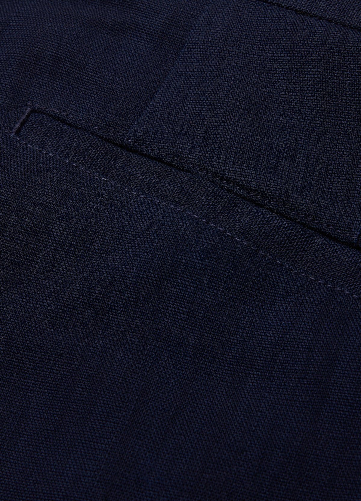 Relaxed Pleat Textured Shorts Navy