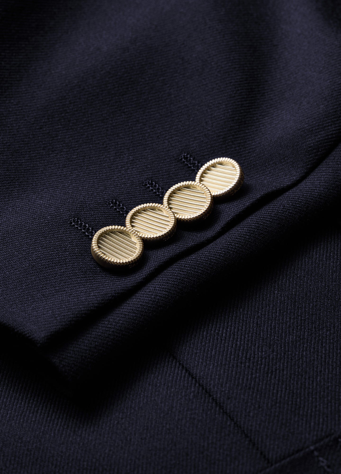 Tailored Wool Blazer Navy