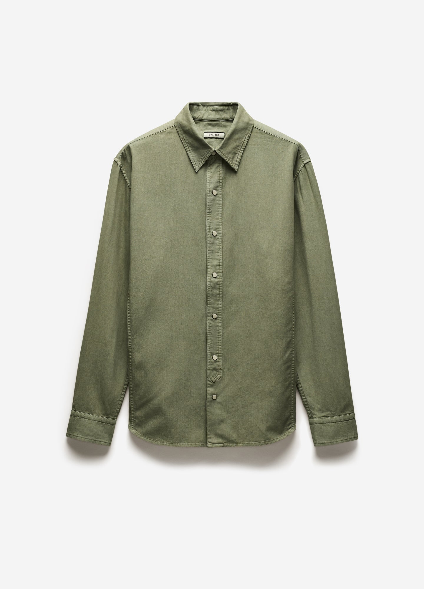 Washed Cotton Lyocell Shirt Sage