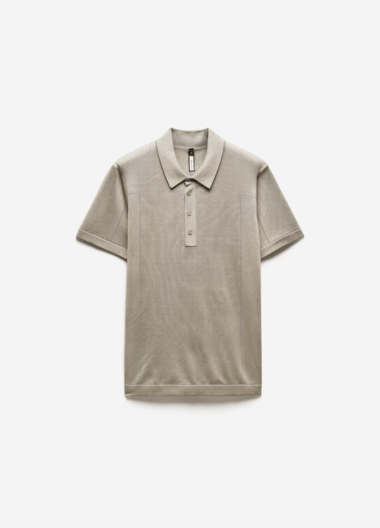 Shiny Rayon Polo Stone