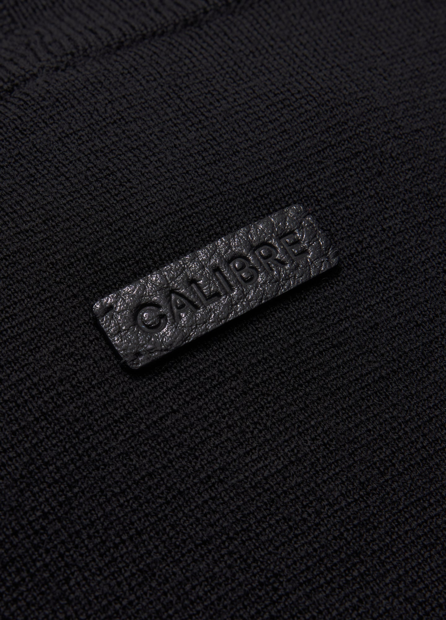 Mock Neck Merino Sweater Black