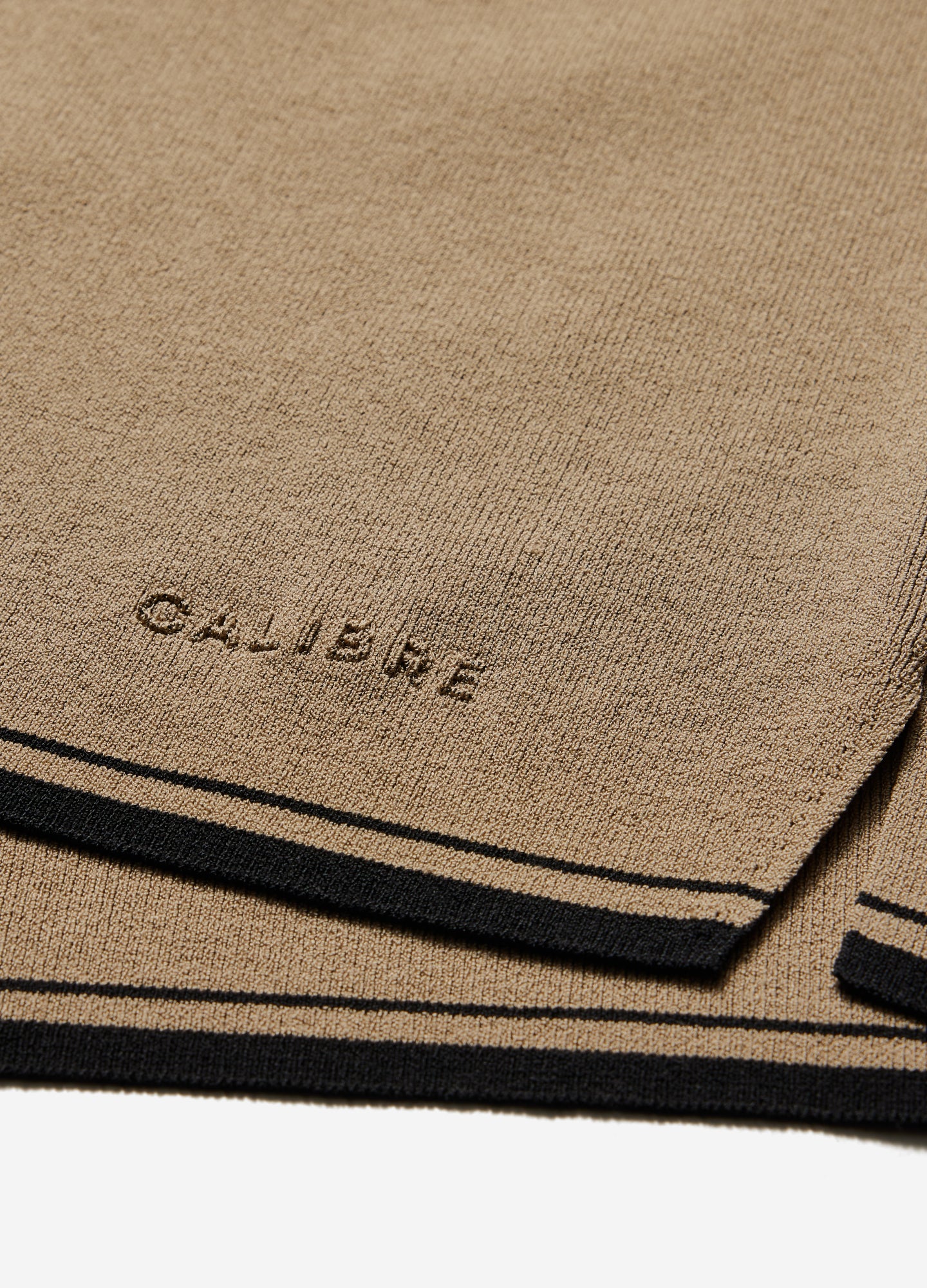 Tipped Edge Long Sleeve Polo Sand