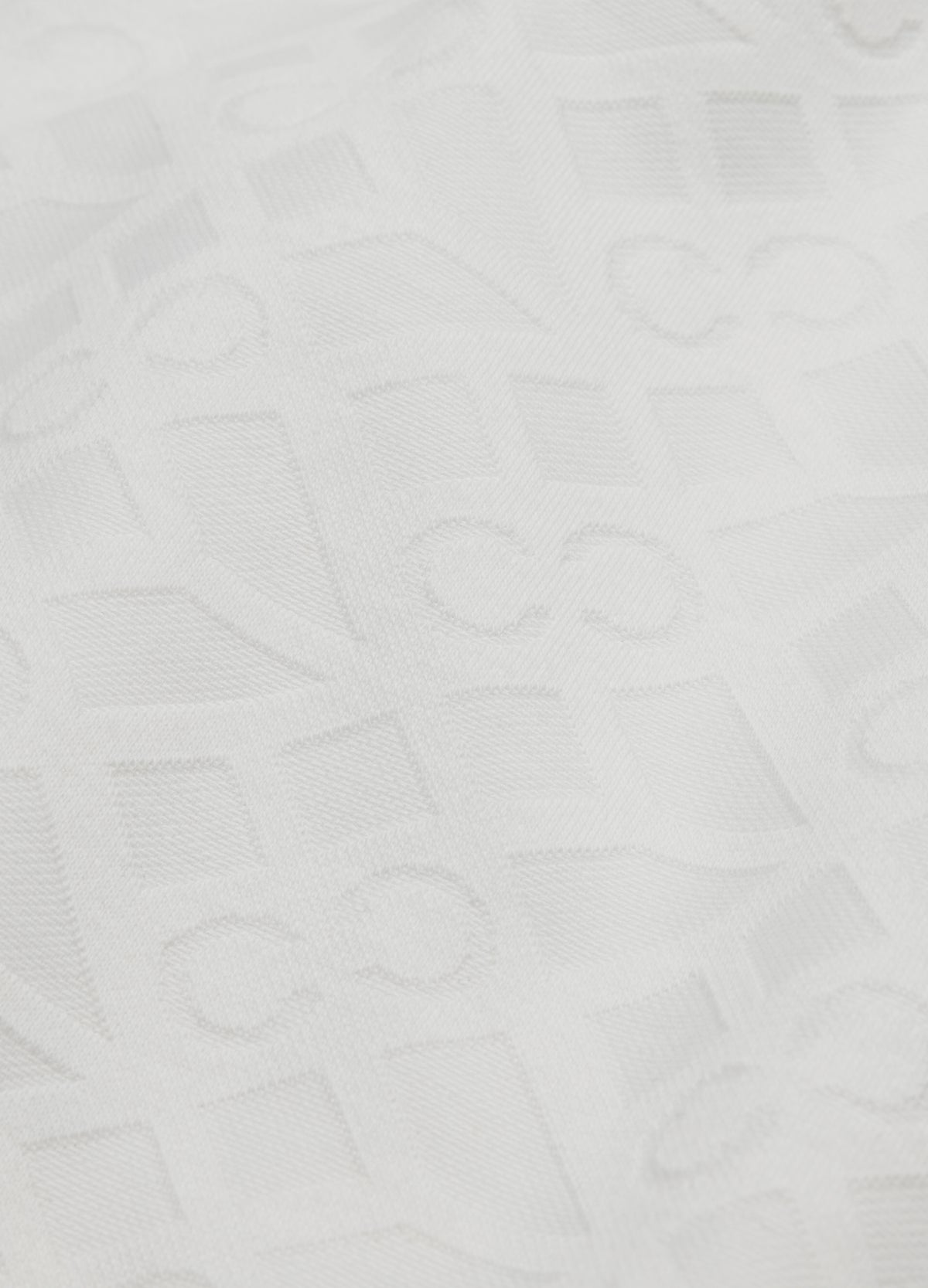 Solid Monogram Polo White