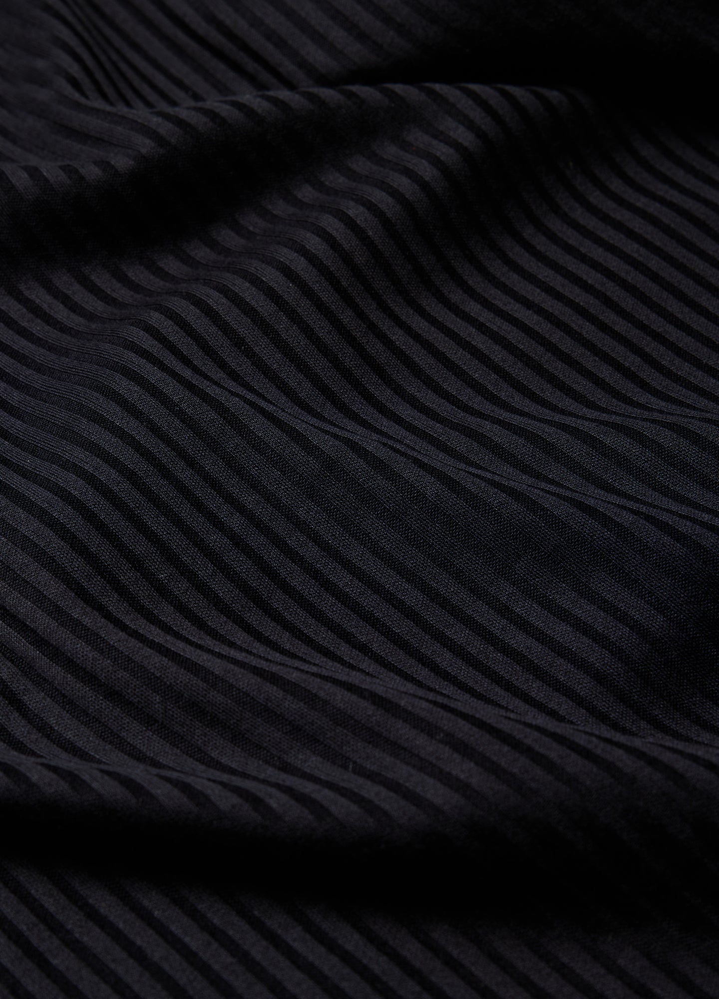 Long Sleeve Ribbed Henley Top Black