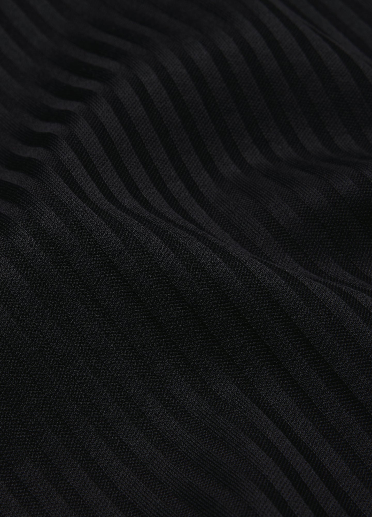 Ribbed Cotton Tank Black