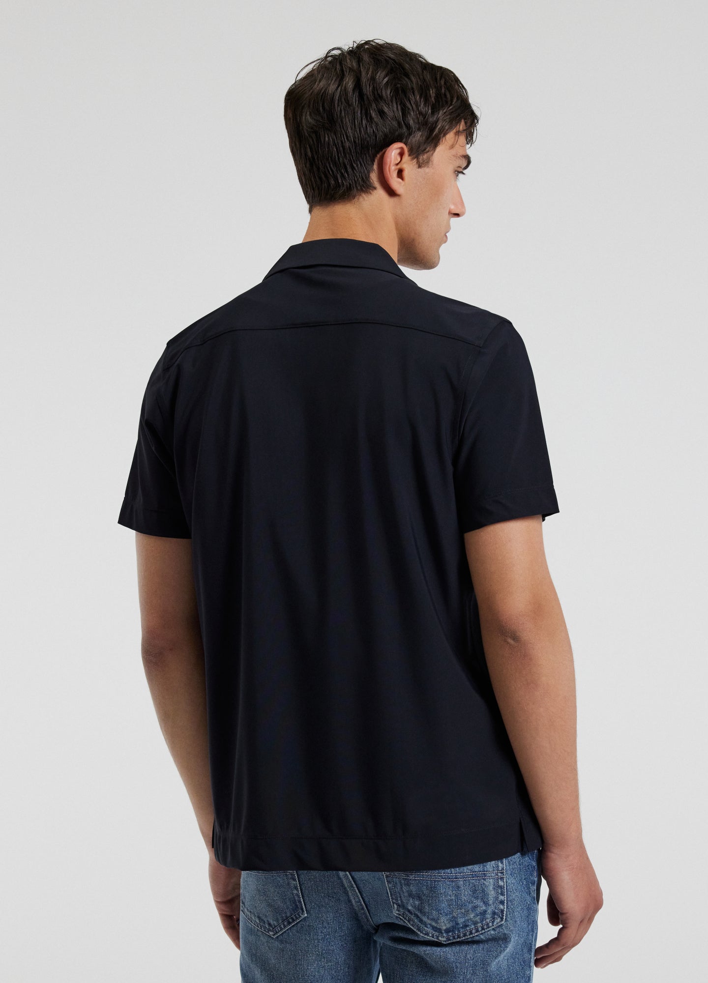Performance Cuban Collar Shirt Midnight