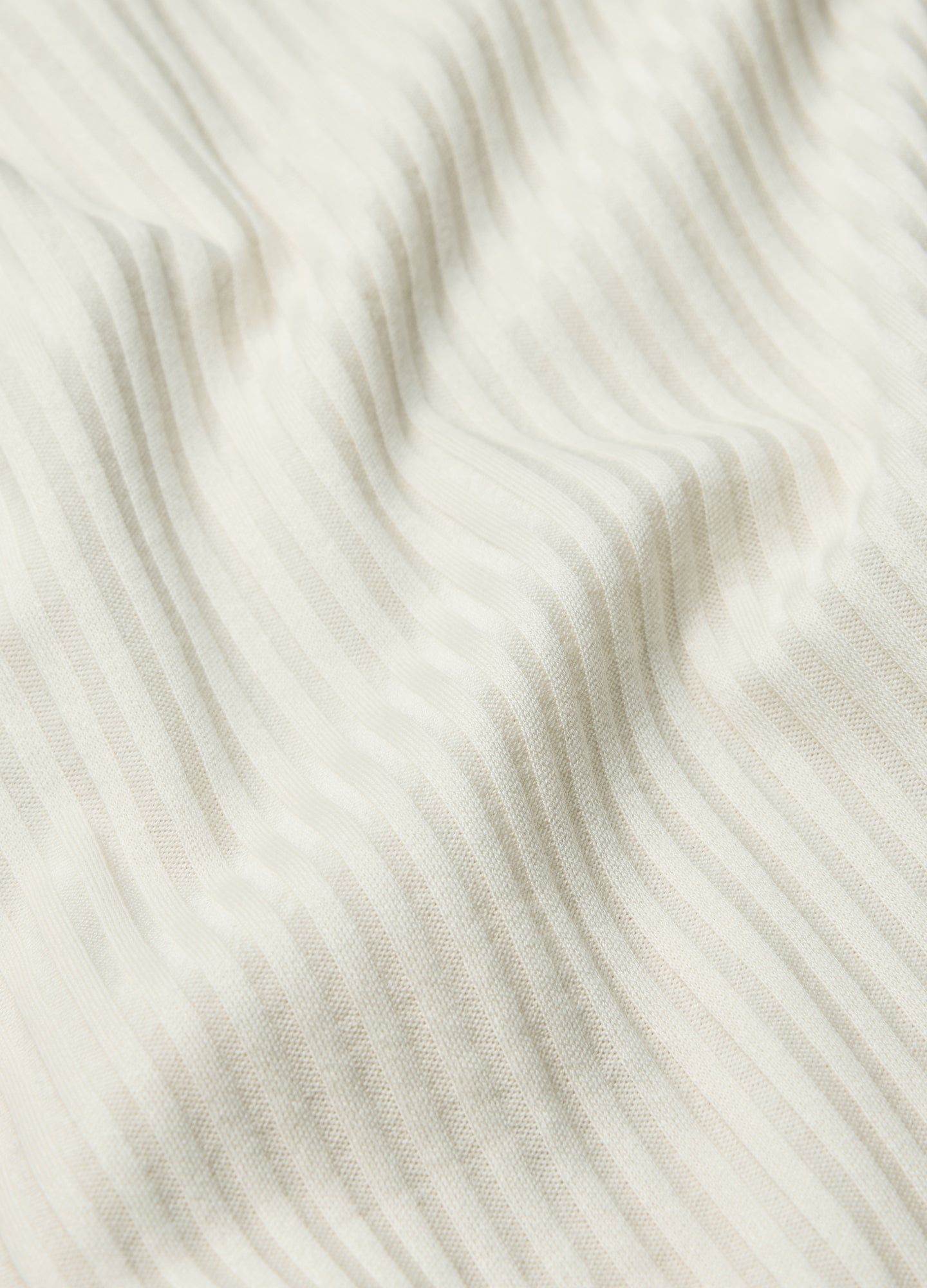 Ribbed T-Shirt Bone