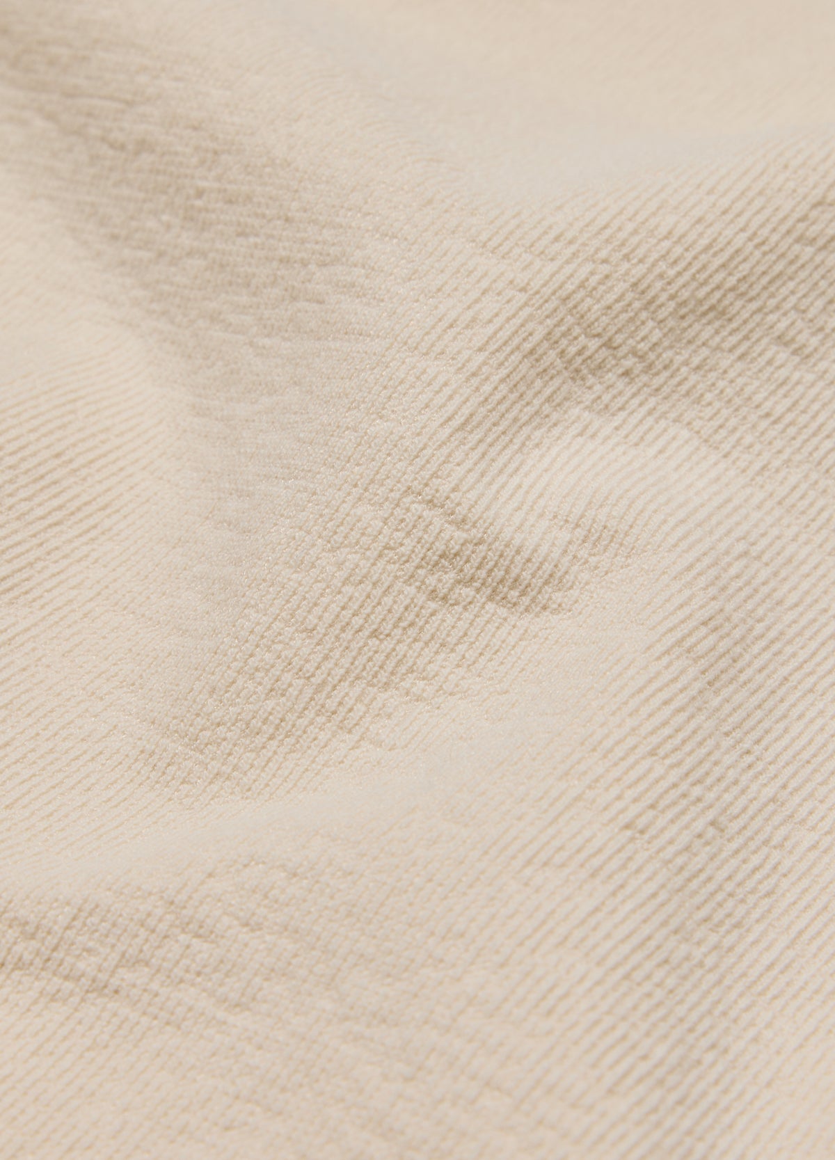 Loose Fit Crepe T-shirt Cream