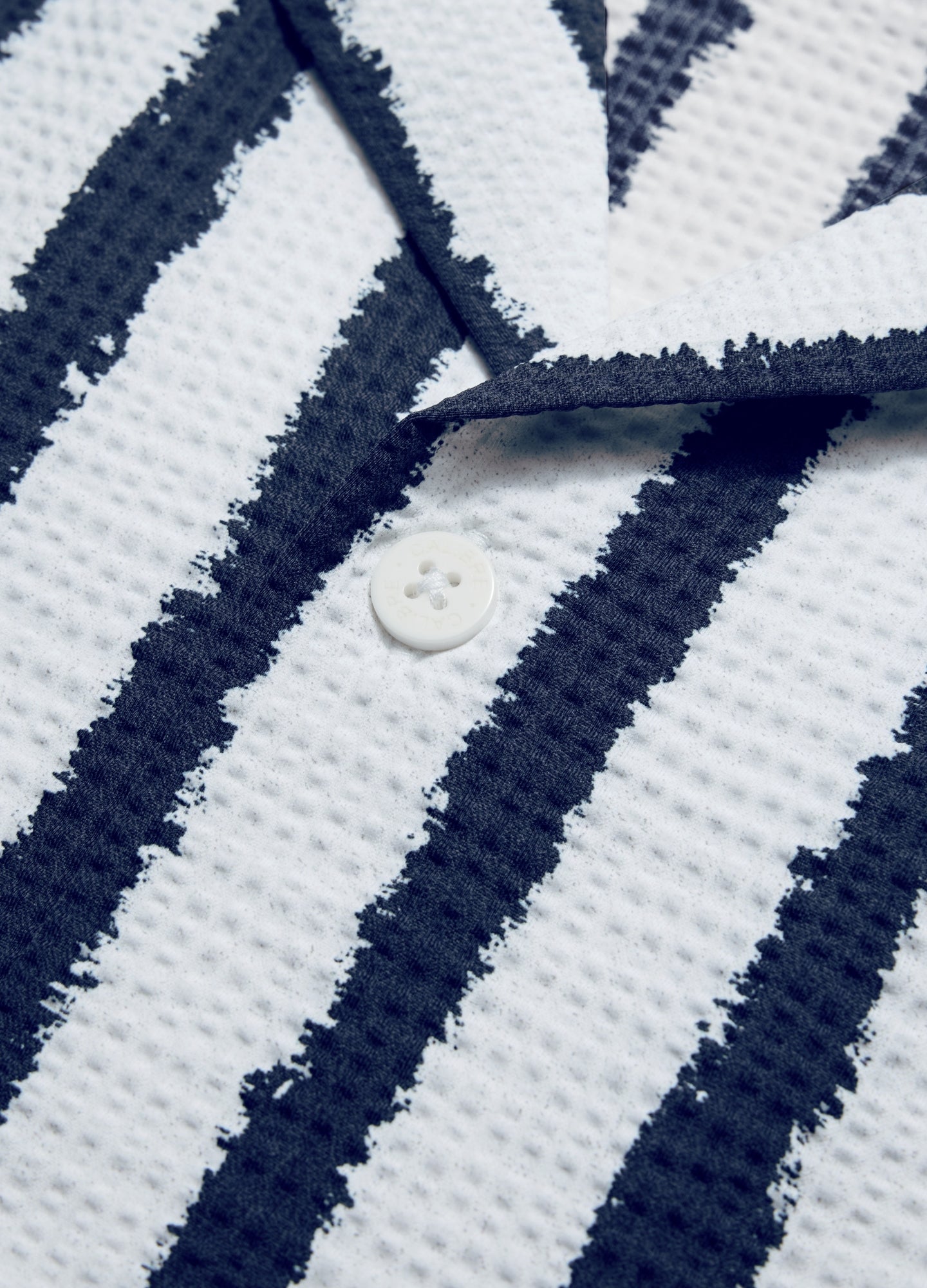 Ink Stripe Shirt White Navy