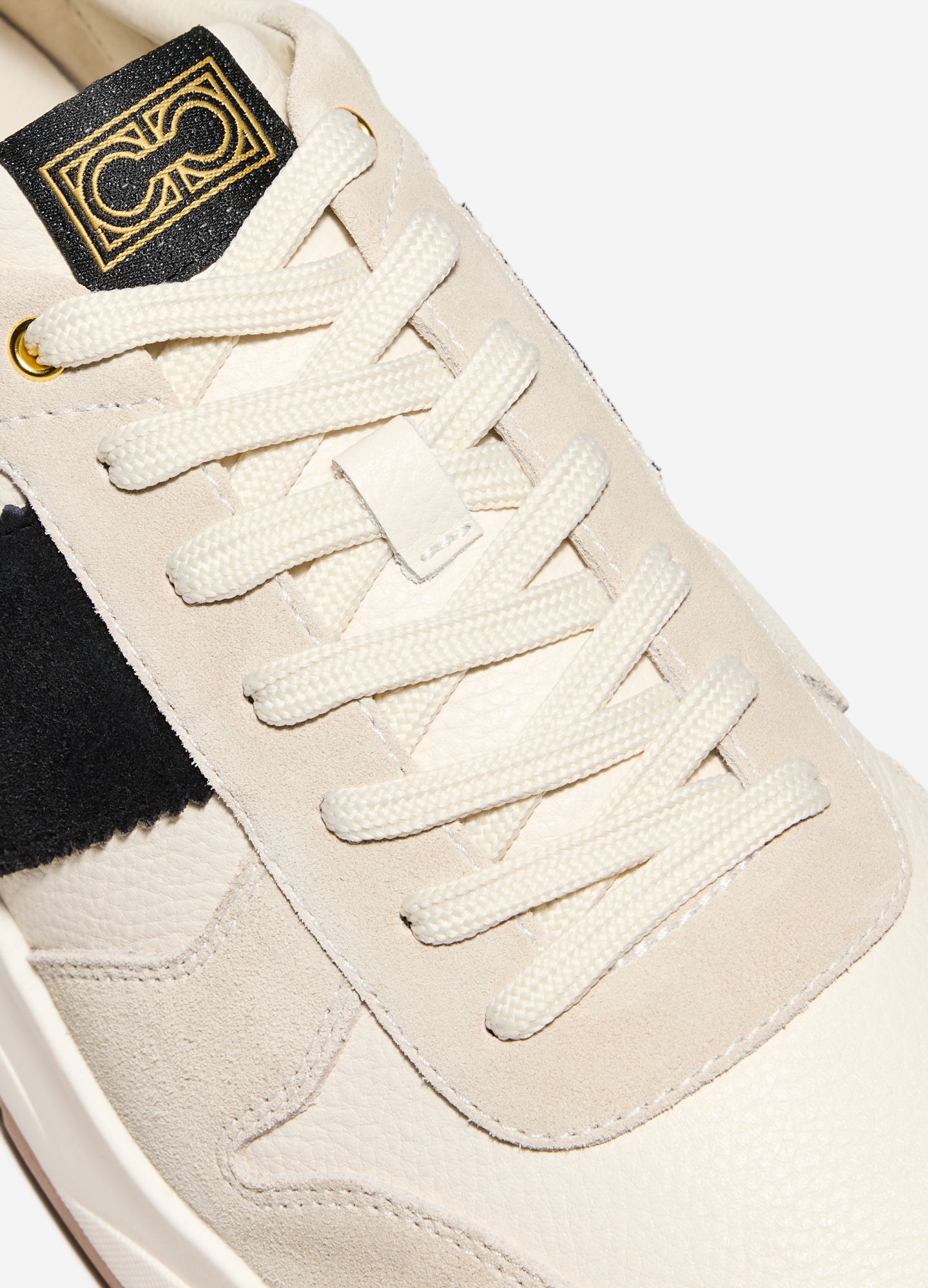 Stripe Sport Sneaker Cream Combo