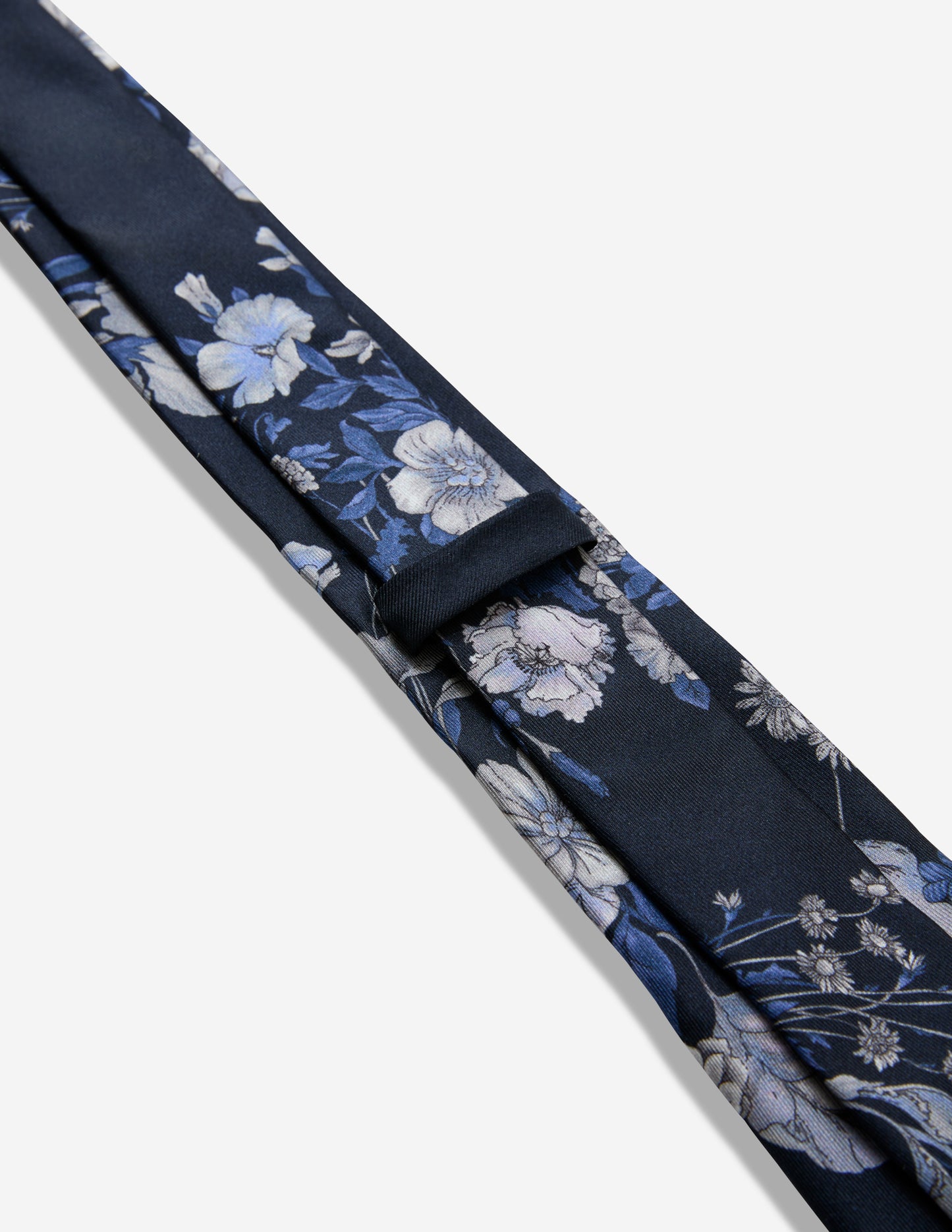 Midnight Bloom Skinny Tie Navy Combo