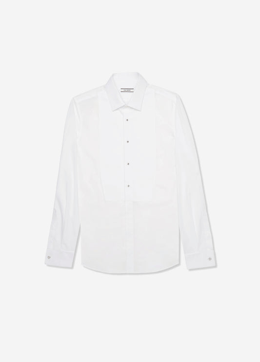 Tailored Fit Marcella Bib Tuxedo Shirt White