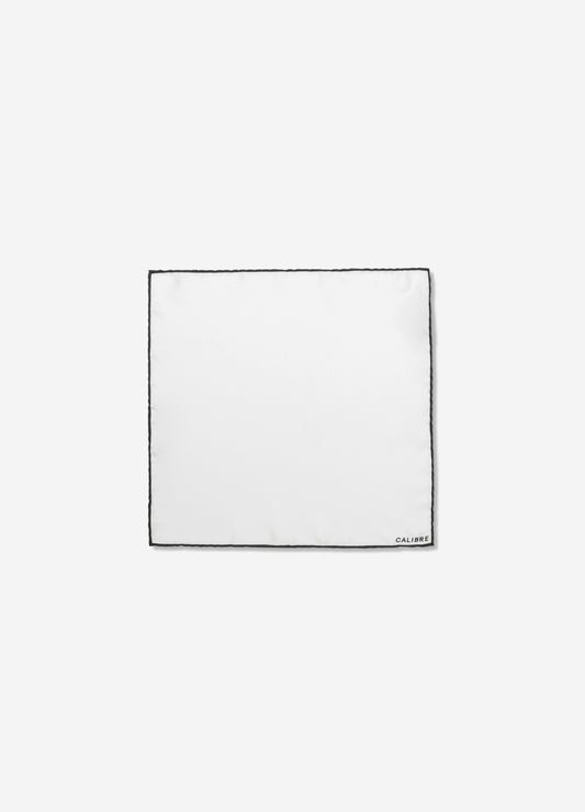 Silk Border Pocket Square Black Combo