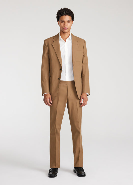 Cotton Twill Blazer Oak