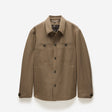 Melton Shirt Jacket Latte