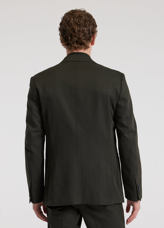 Tech Wool Blazer Dark Green