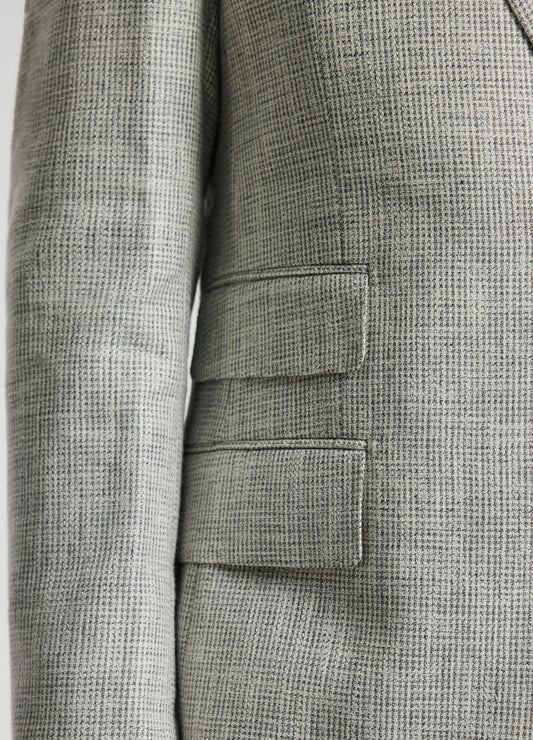 Flecked Blazer Silver