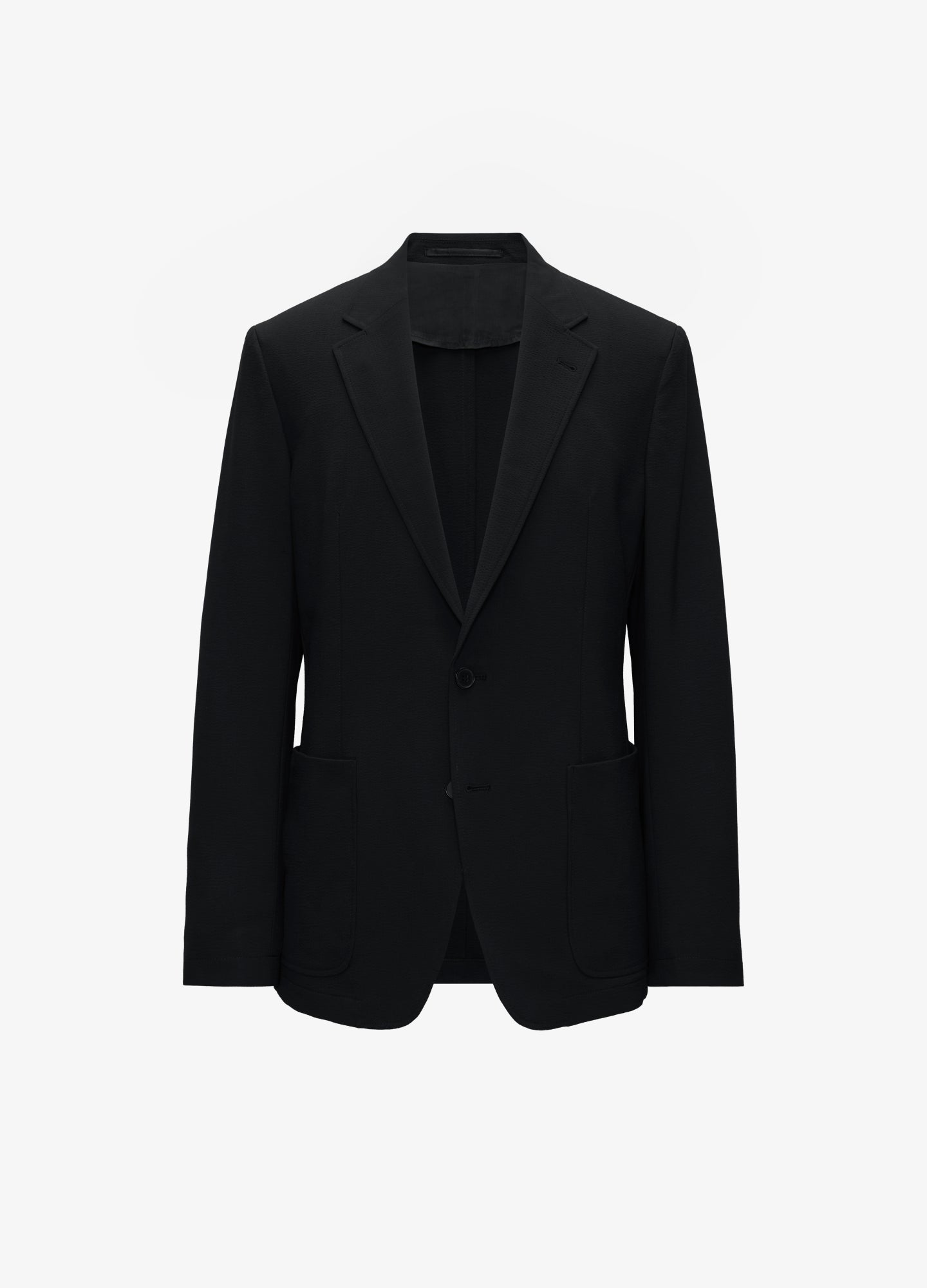 Tech Seersucker Blazer Black