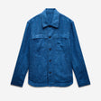 Washed Linen Shirt Jacket Indigo