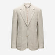 Unstructured Textured Blazer Neutral