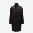 Double Breasted Wool Cashmere Coat Chocolate
