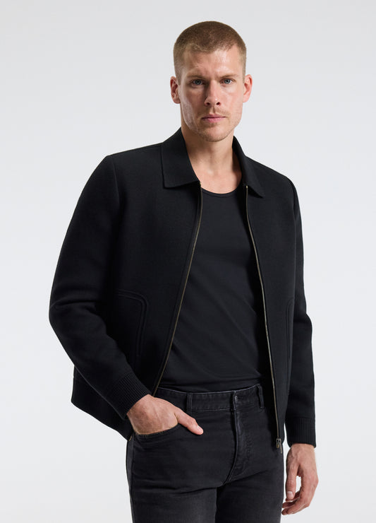 Milano Knit Jacket Black