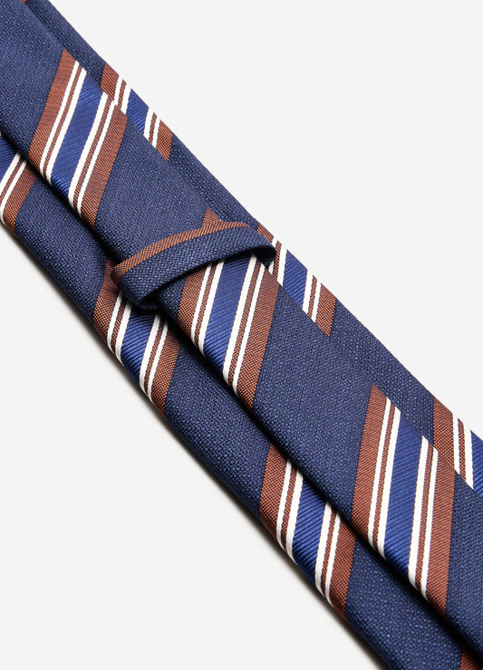 Varsity Stripe Tie Navy Combo