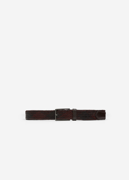 Space Dyed Woven Belt Chocolate