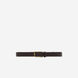 Soft Grain Leather Belt Tan Dark
