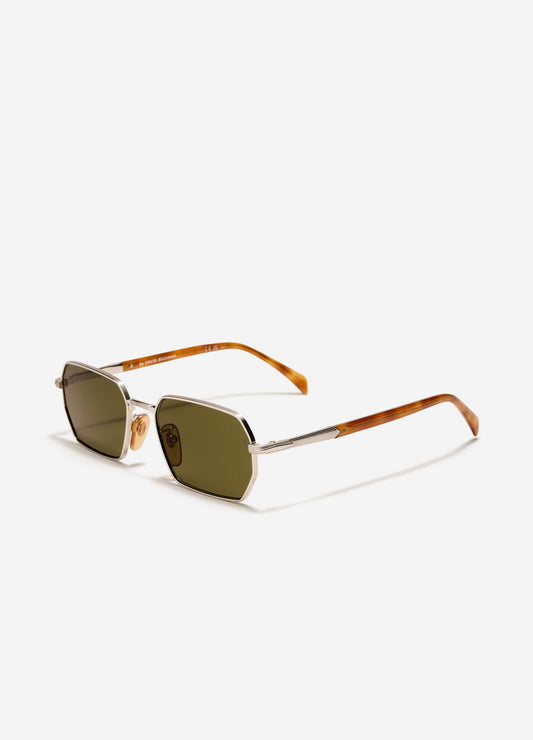 David Beckham Geometric Sunglasses Silver