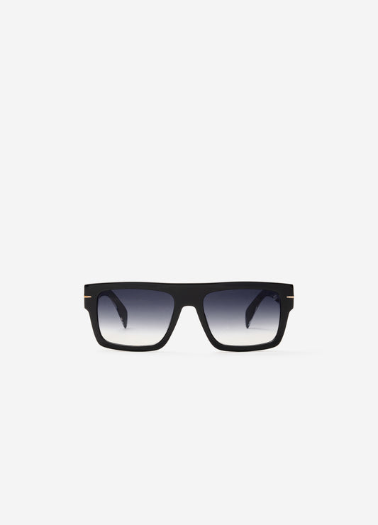 David Beckham Flat Top Sunglasses Black