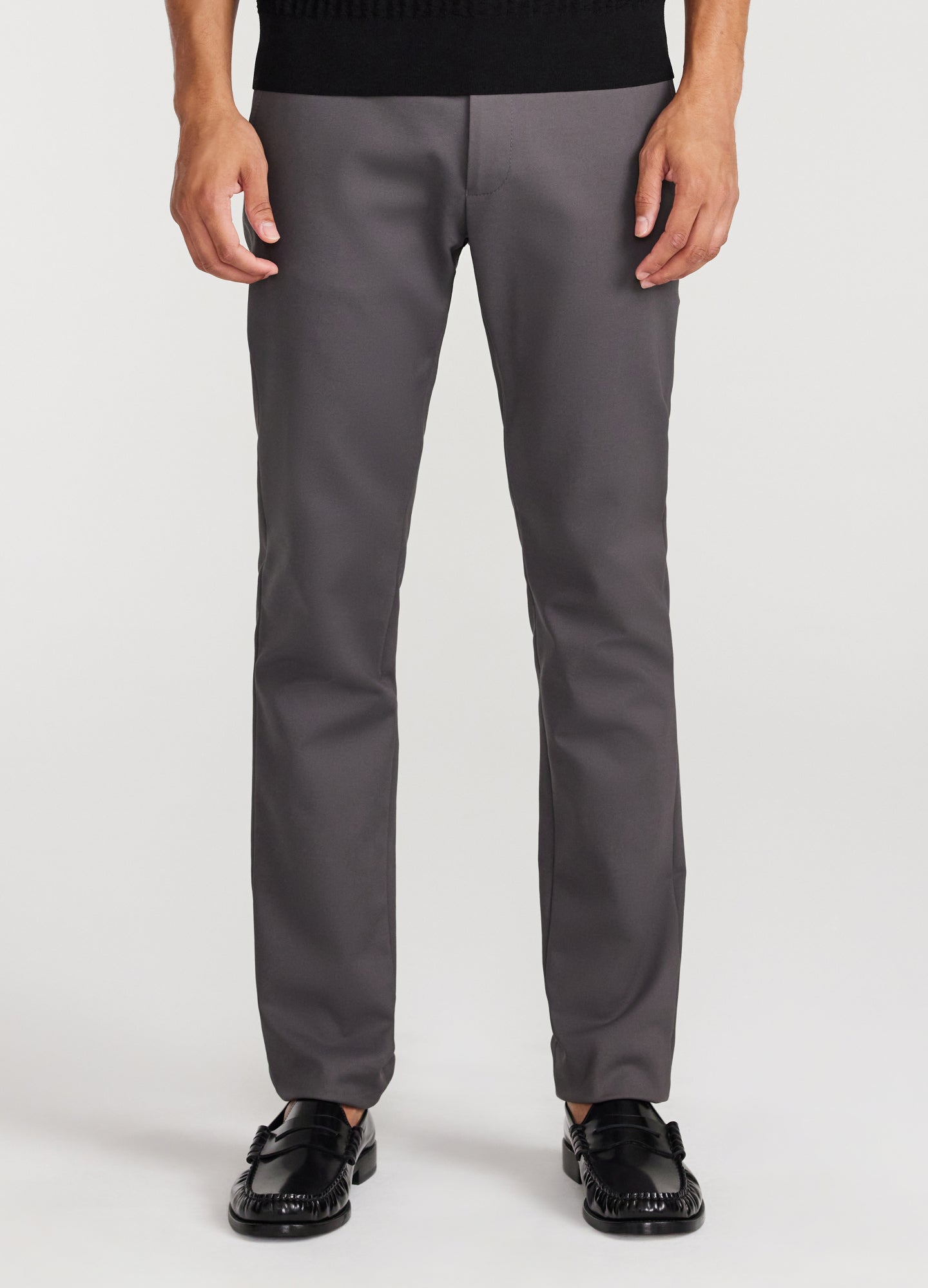 Tech Cotton Stretch Slim Pants Steel Grey