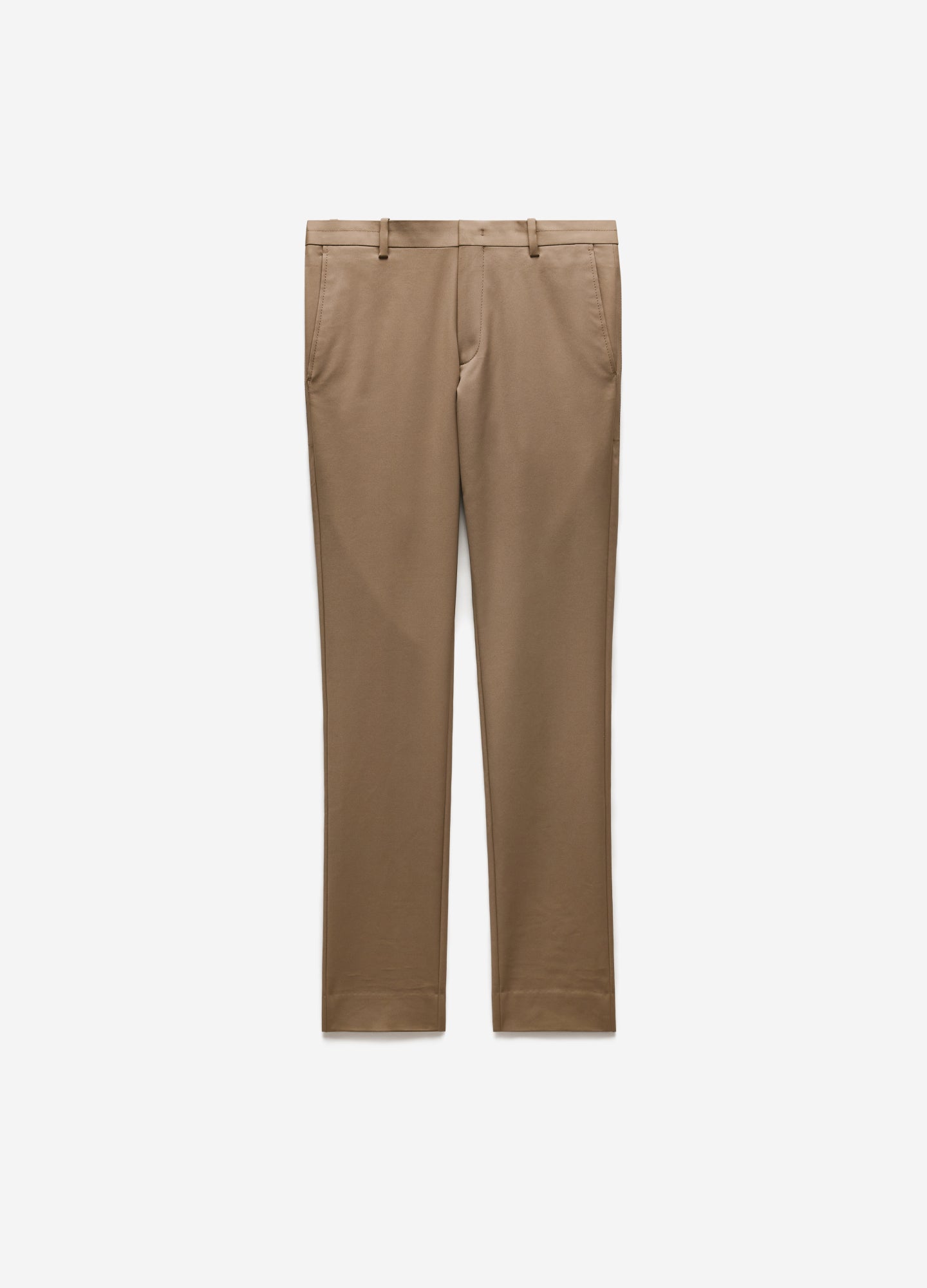 Tech Cotton Stretch Slim Pants Latte