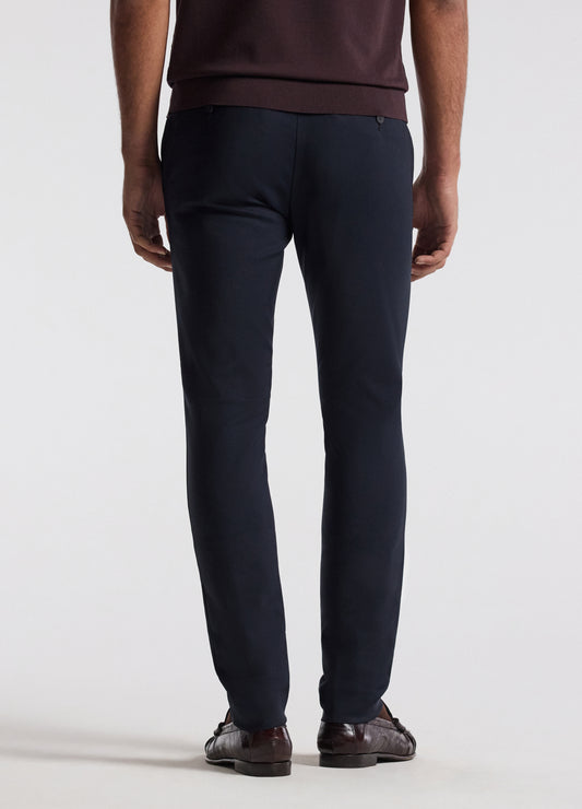 Tech Cotton Stretch Slim Pant Navy