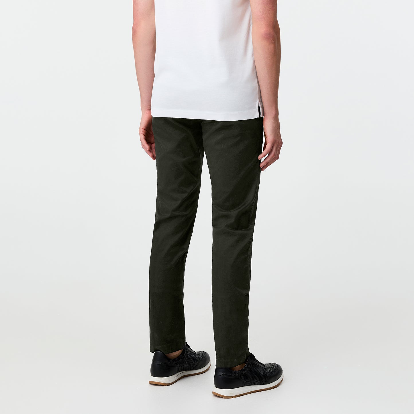 Tech Cotton Stretch Slim Pant Olive