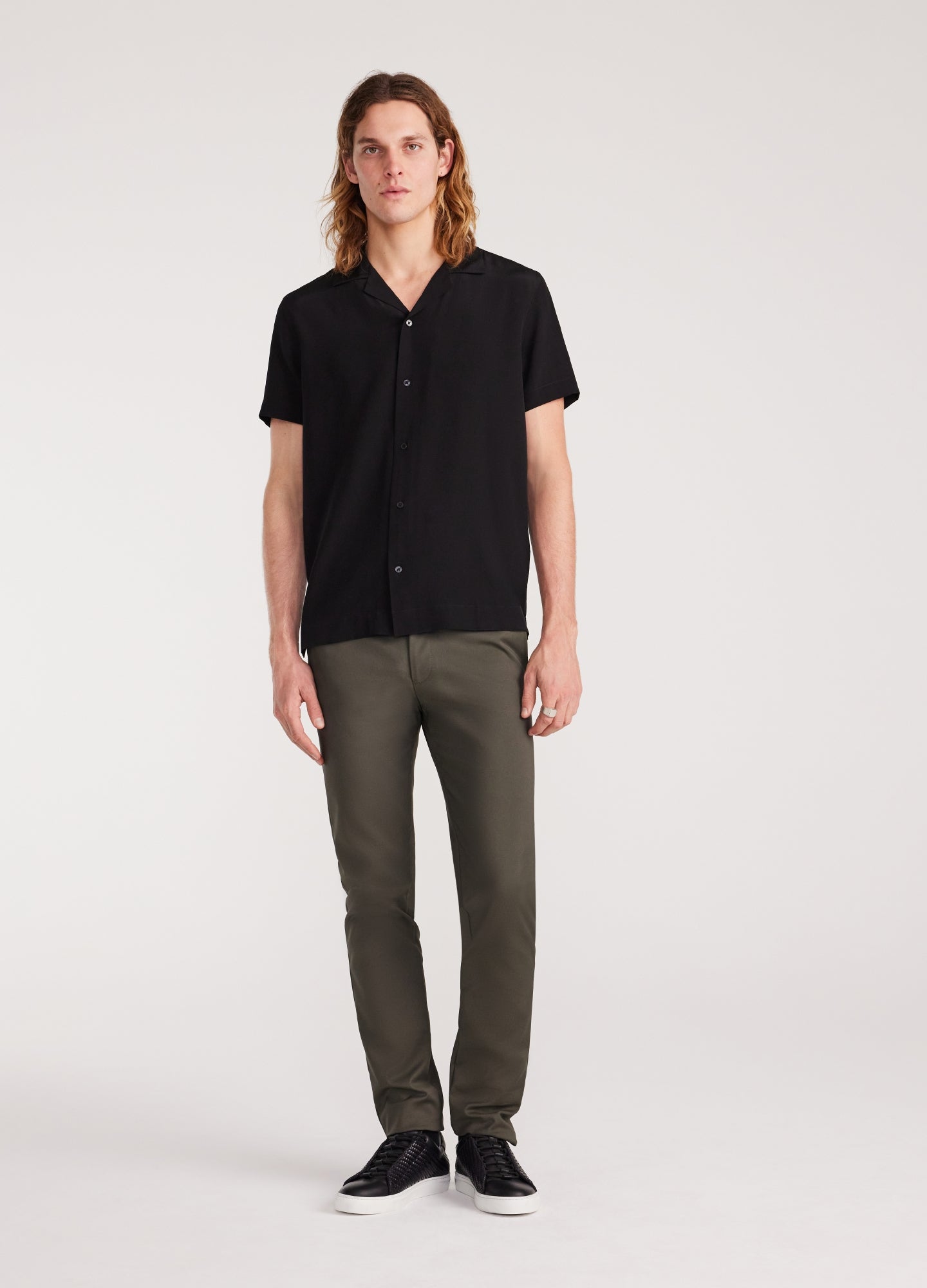 Tech Cotton Stretch Slim Pant Pine