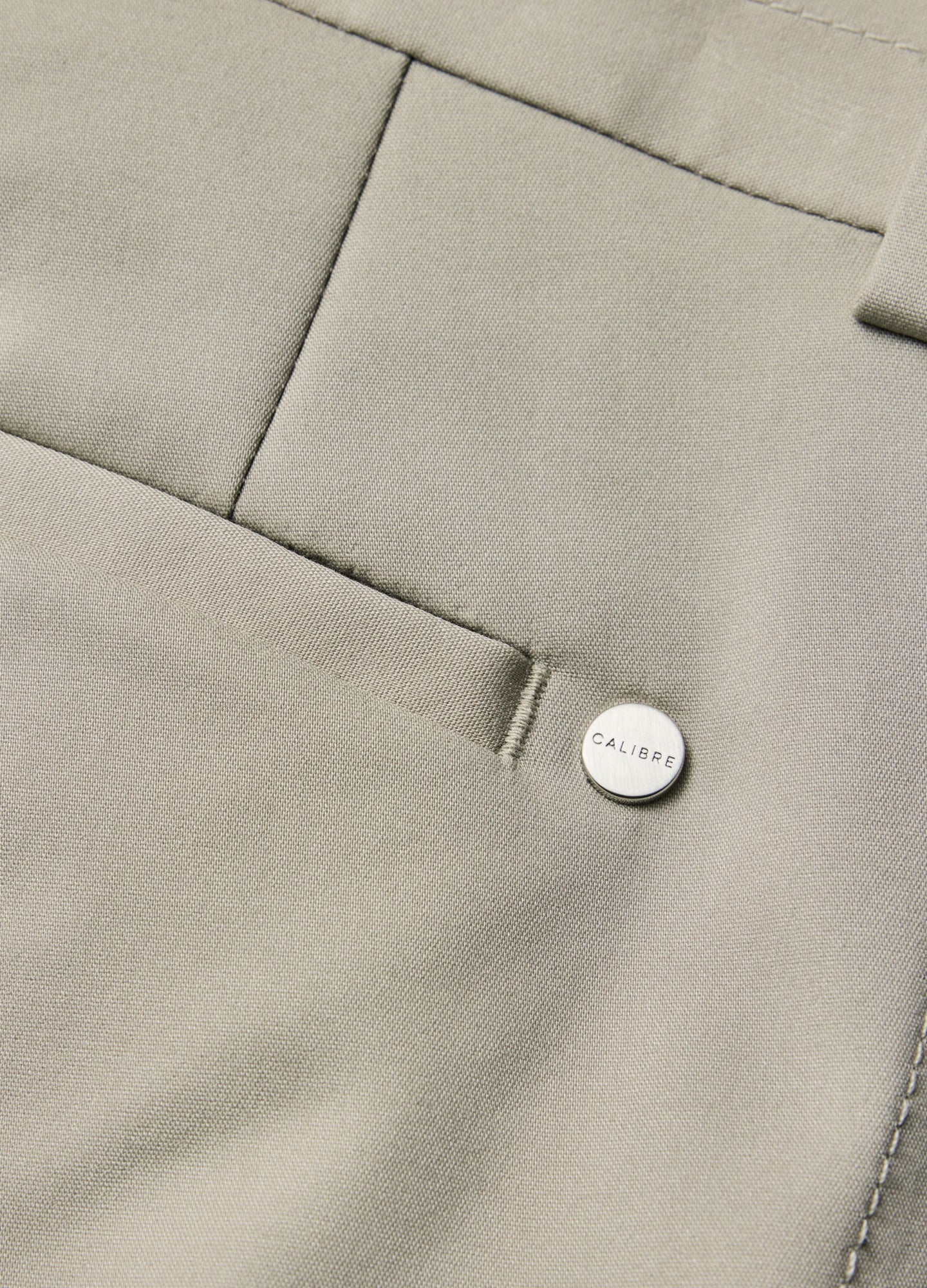 Tech Cotton Stretch Slim Pant Stone