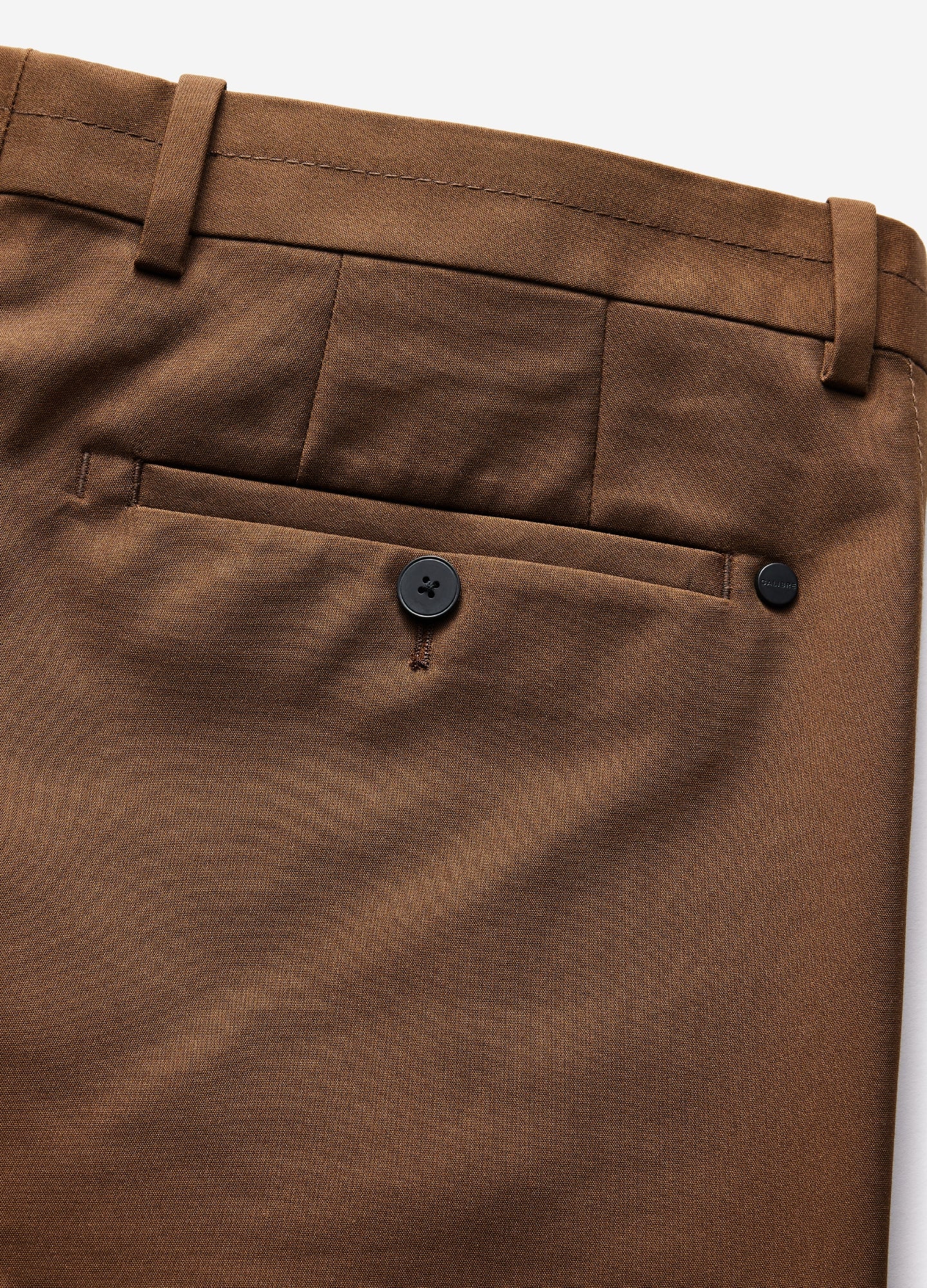 Tech Cotton Stretch Slim Pant Dark Toffee