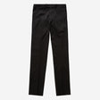 Slim Stretch Mercerised Cotton Pants Black