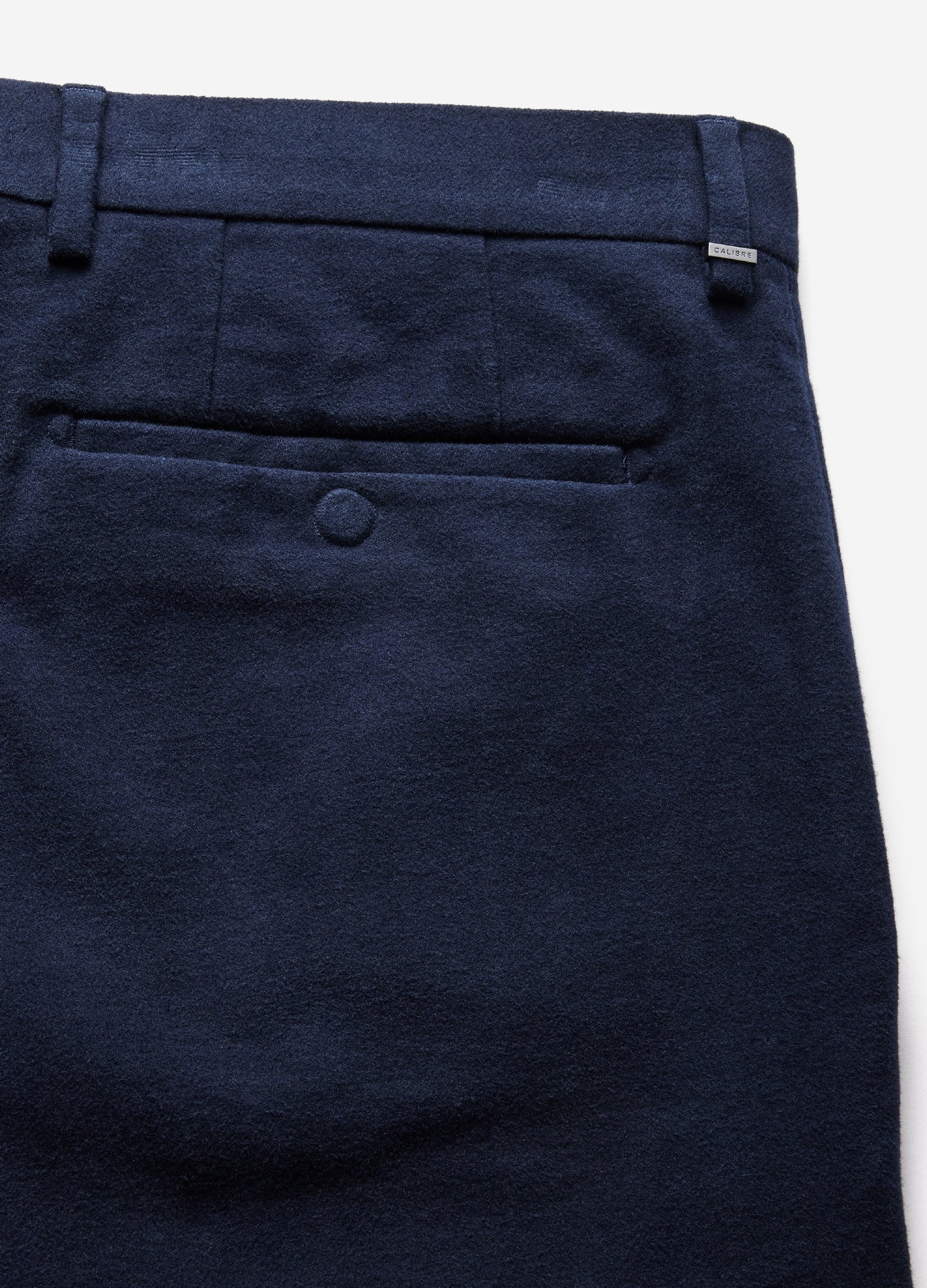 Stretch Cotton Moleskin Pants Navy