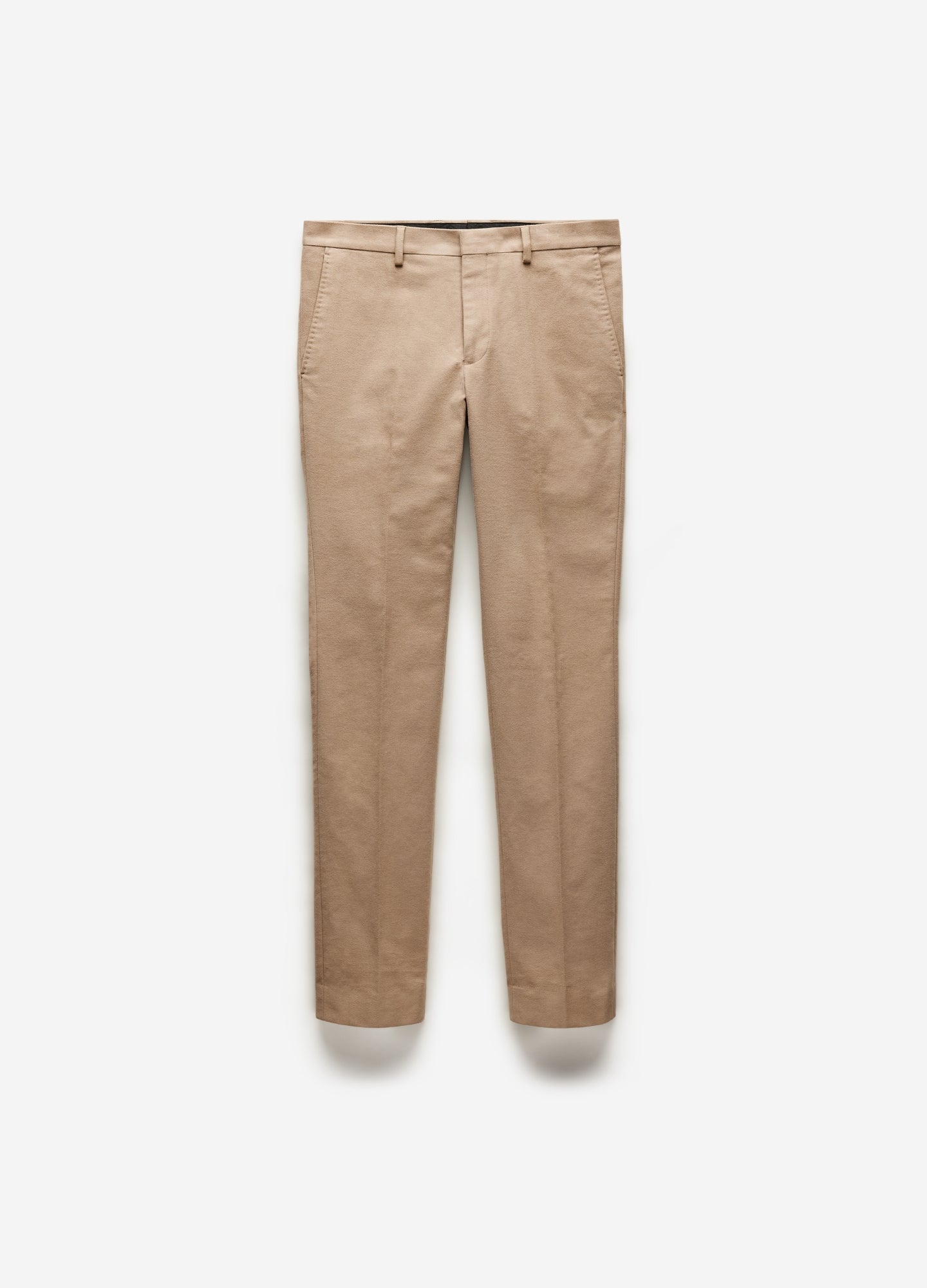 Stretch Cotton Moleskin Pants Neutral