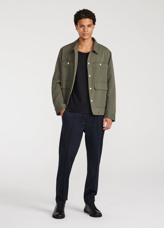 Performance Pintucked Pants Midnight