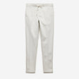 Dobby Denim Drawstring Pants Almond
