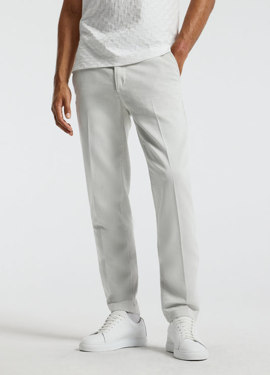 Dobby Denim Drawstring Pants Almond