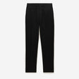 Dobby Denim Drawstring Pants Black